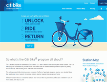 Tablet Screenshot of citibikemiami.com